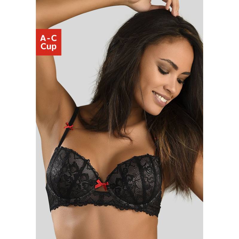 LASCANA Push-up-BH Damen schwarz Gr.70C von Lascana