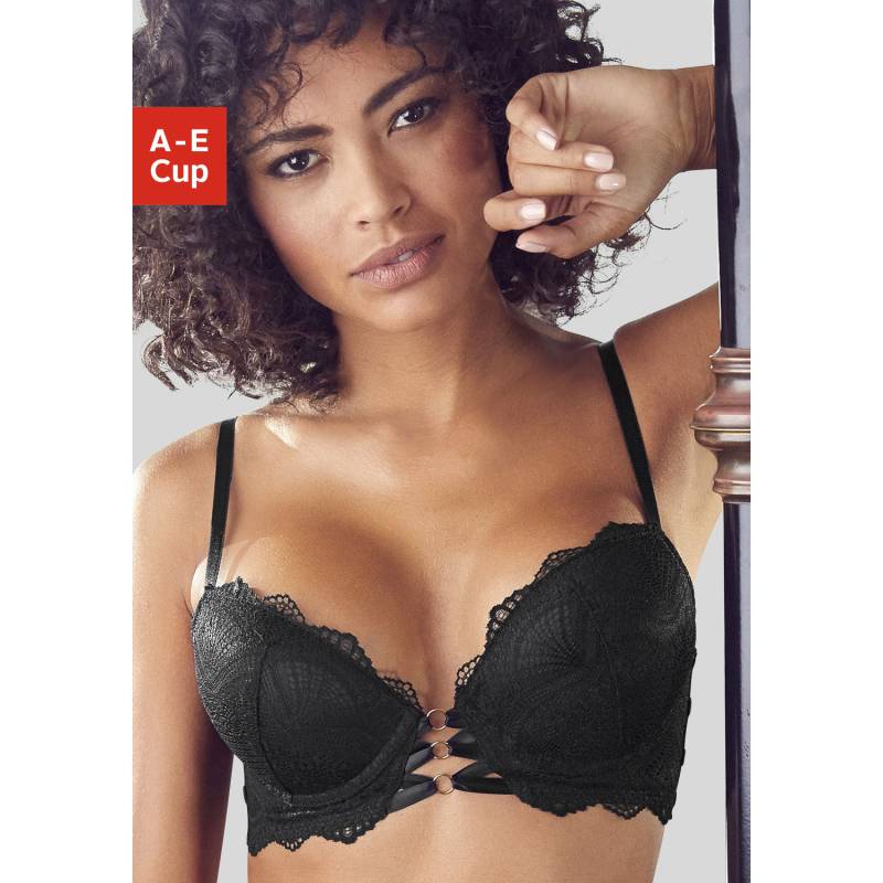 LASCANA Push-up-BH Damen schwarz Gr.70C von Lascana