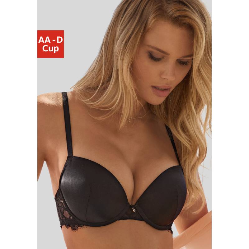 LASCANA Push-up-BH Damen schwarz Gr.70C von Lascana
