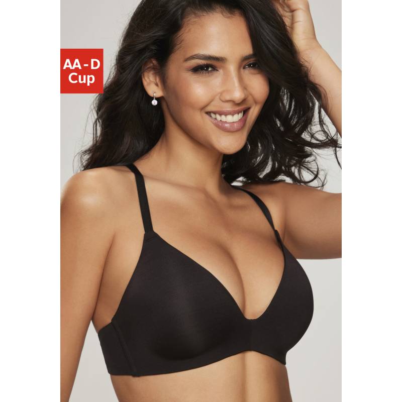 LASCANA Push-up-BH Damen schwarz Gr.80B von Lascana
