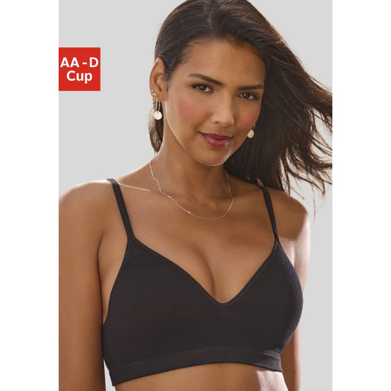 LASCANA Push-up-BH Damen schwarz Gr.80C von Lascana