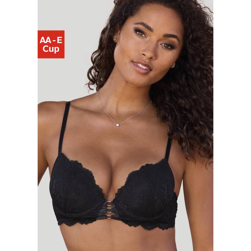 LASCANA Push-up-BH Damen schwarz Gr.85A von Lascana