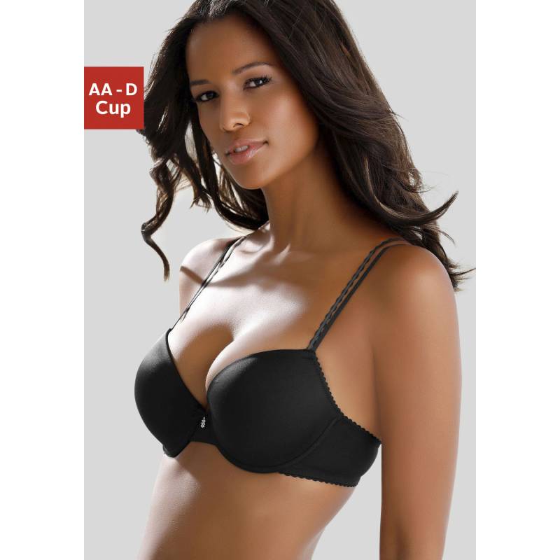 LASCANA Push-up-BH Damen schwarz Gr.85AA von Lascana