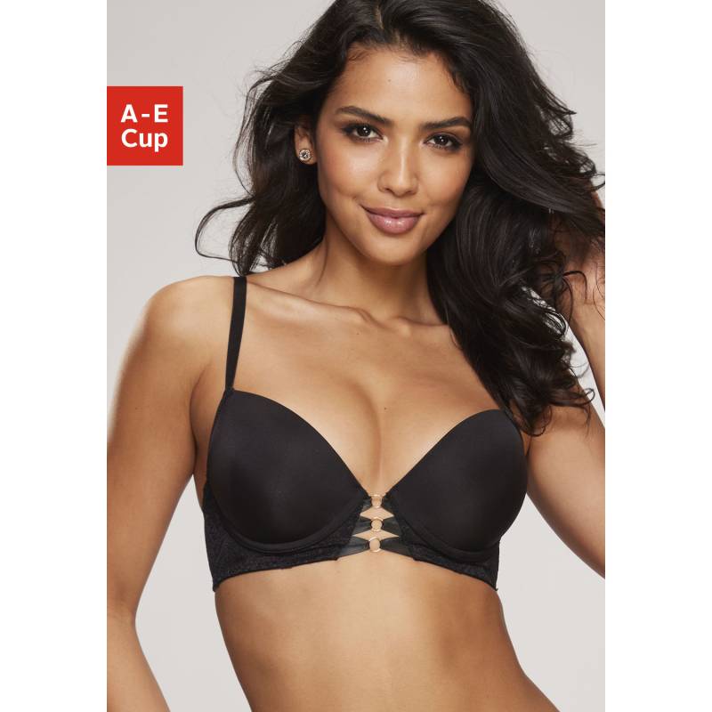 LASCANA Push-up-BH Damen schwarz Gr.85C von Lascana