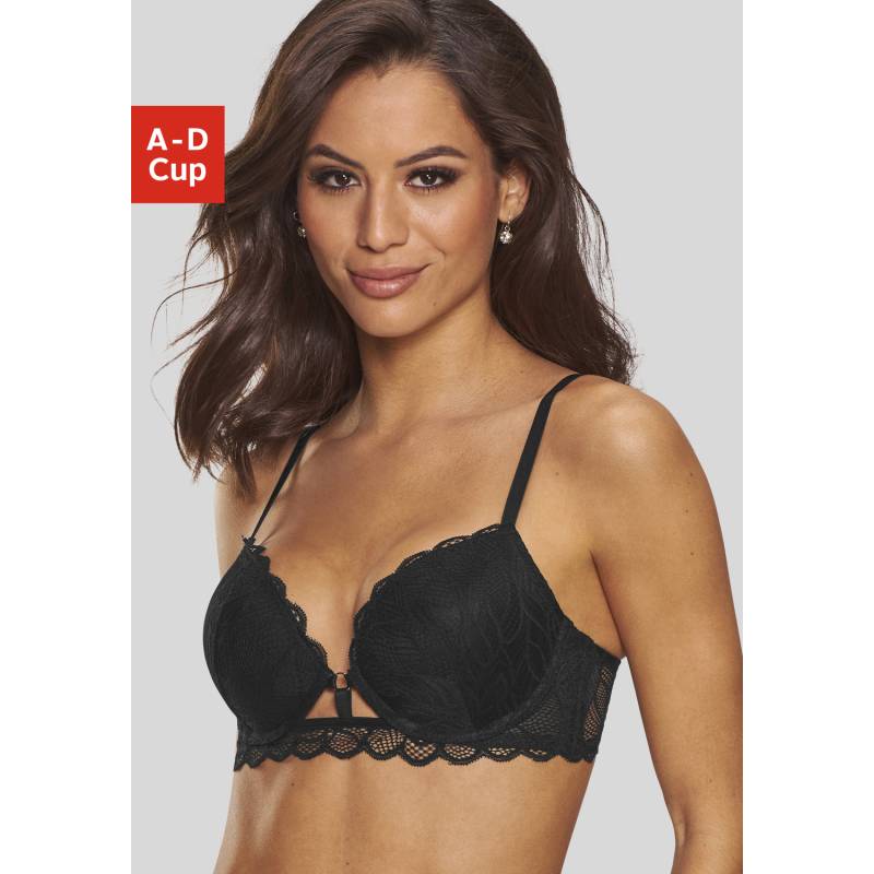 LASCANA Push-up-BH Damen schwarz Gr.85C von Lascana