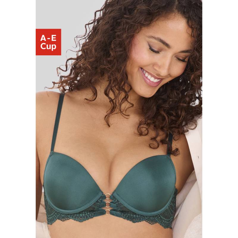 LASCANA Push-up-BH Damen tannengrün Gr.70D von Lascana