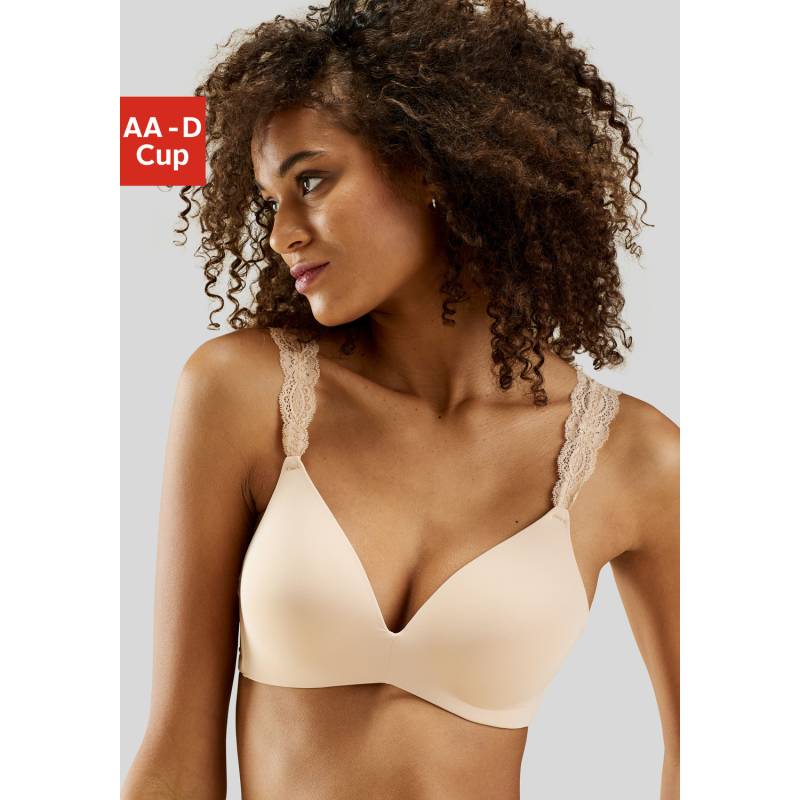 LASCANA Push-up-BH Damen toffee Gr.70B von Lascana