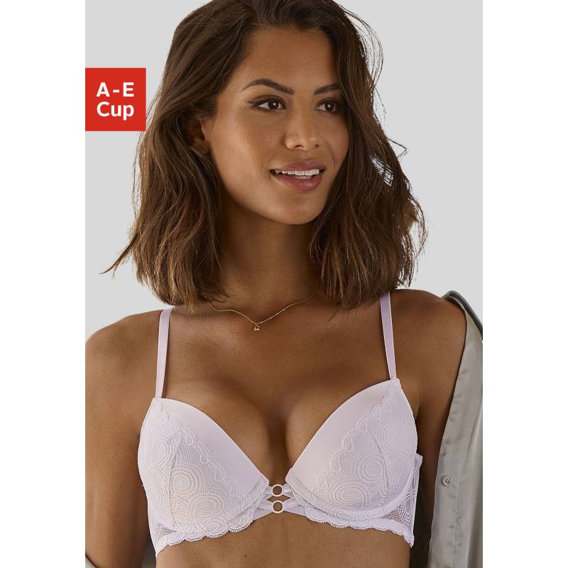 LASCANA Push-up-BH Damen weiß Gr.70D von Lascana