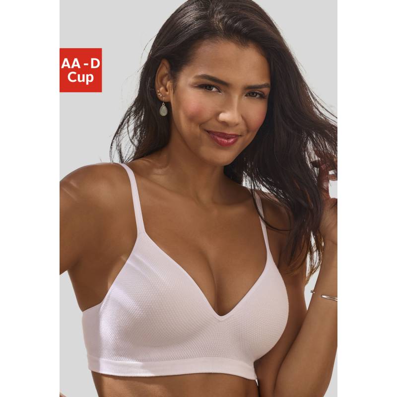 LASCANA Push-up-BH Damen weiß Gr.80AA von Lascana