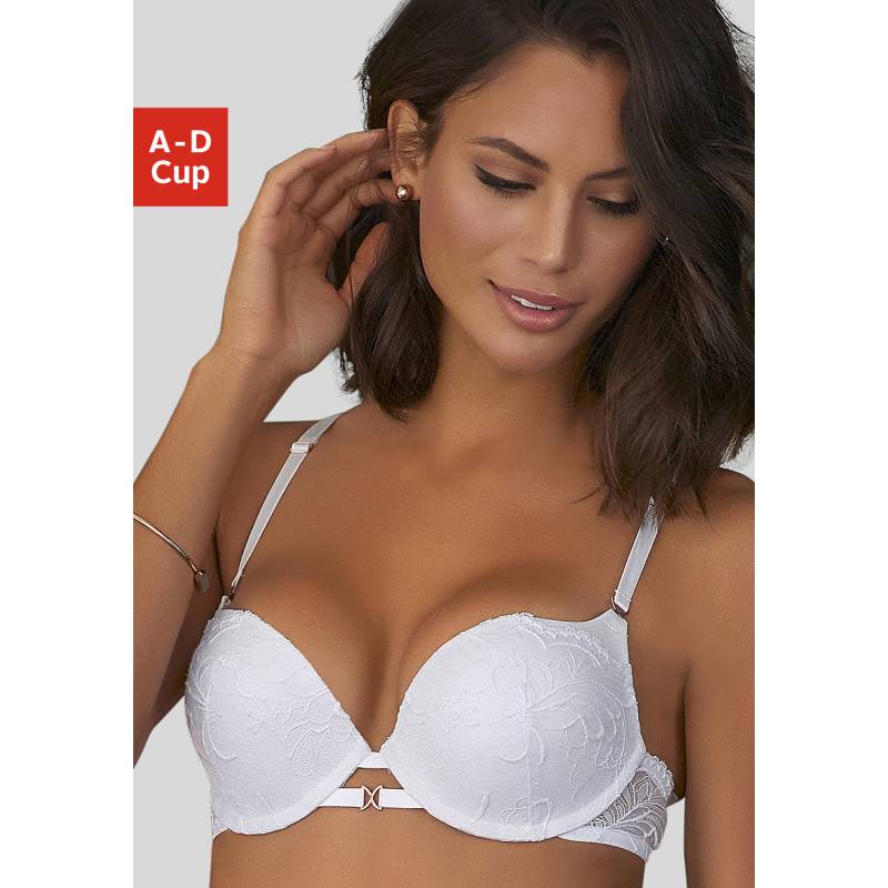 LASCANA Push-up-BH Damen weiß Gr.85C von Lascana