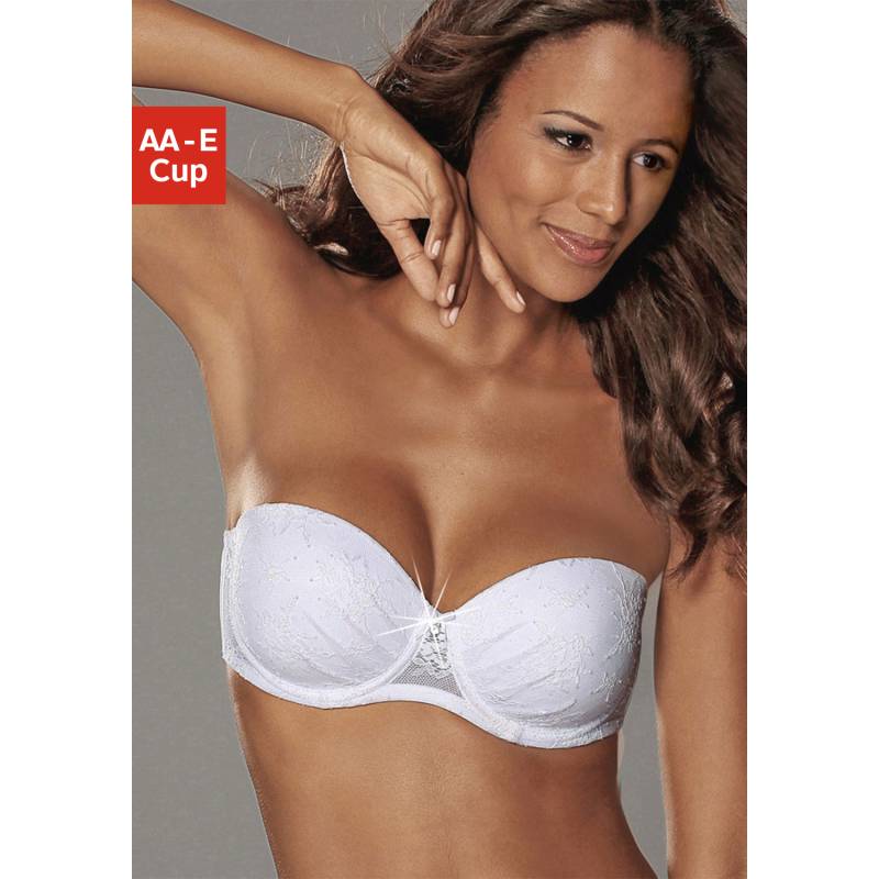 LASCANA Push-up-BH Damen weiß Gr.85D von Lascana