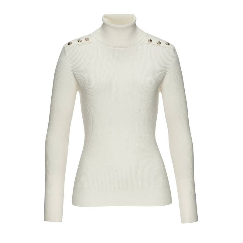 LASCANA Rollkragenpullover Damen creme Gr.44/46 von Lascana
