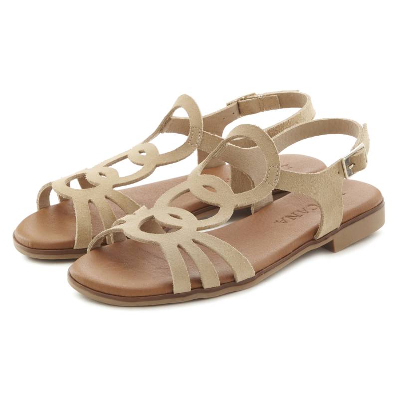 LASCANA Sandale Damen beige Gr.37 von Lascana