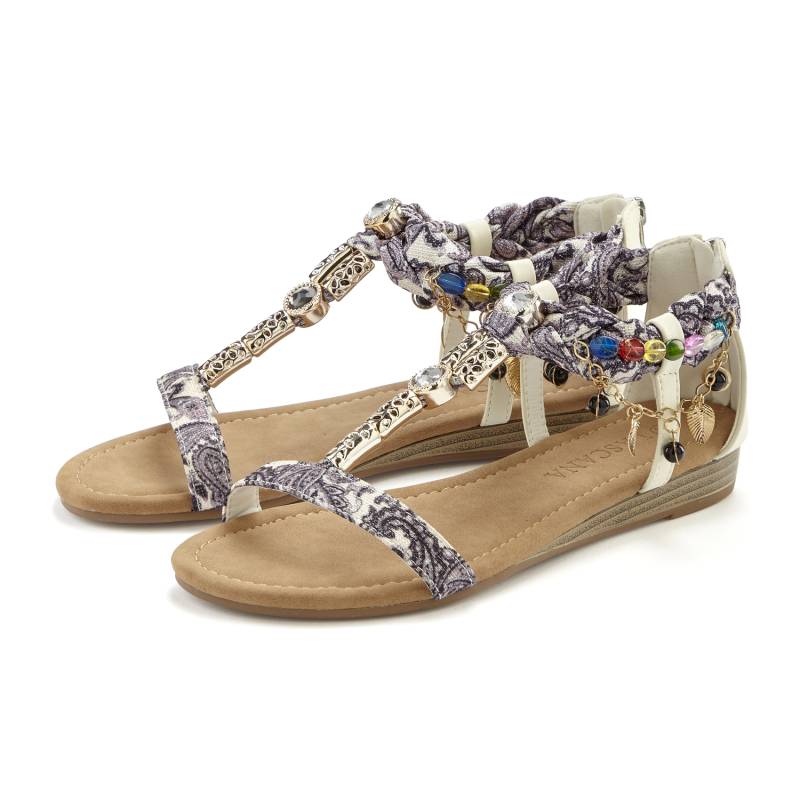 LASCANA Sandale Damen creme Gr.41 von Lascana