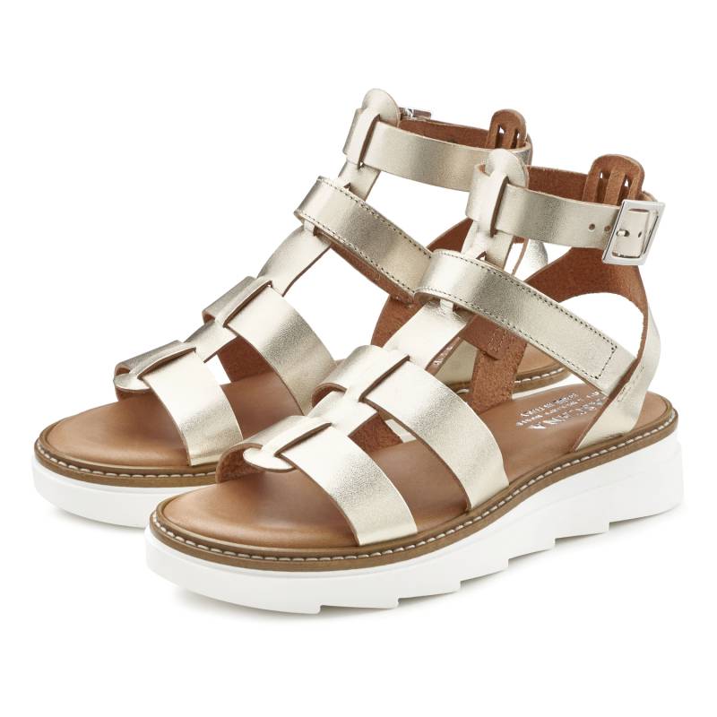 LASCANA Sandale Damen goldfarben Gr.41 von Lascana