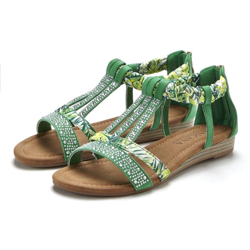 LASCANA Sandale Damen grün Gr.37 von Lascana