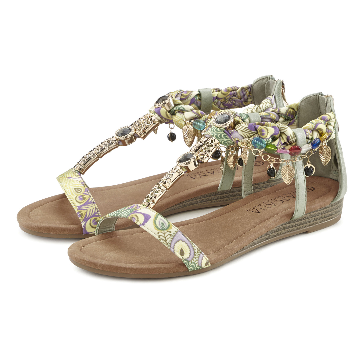 LASCANA Sandale Damen grün Gr.39 von Lascana