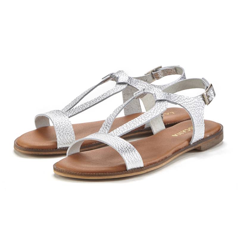 LASCANA Sandale Damen silberfarben Gr.37 von Lascana