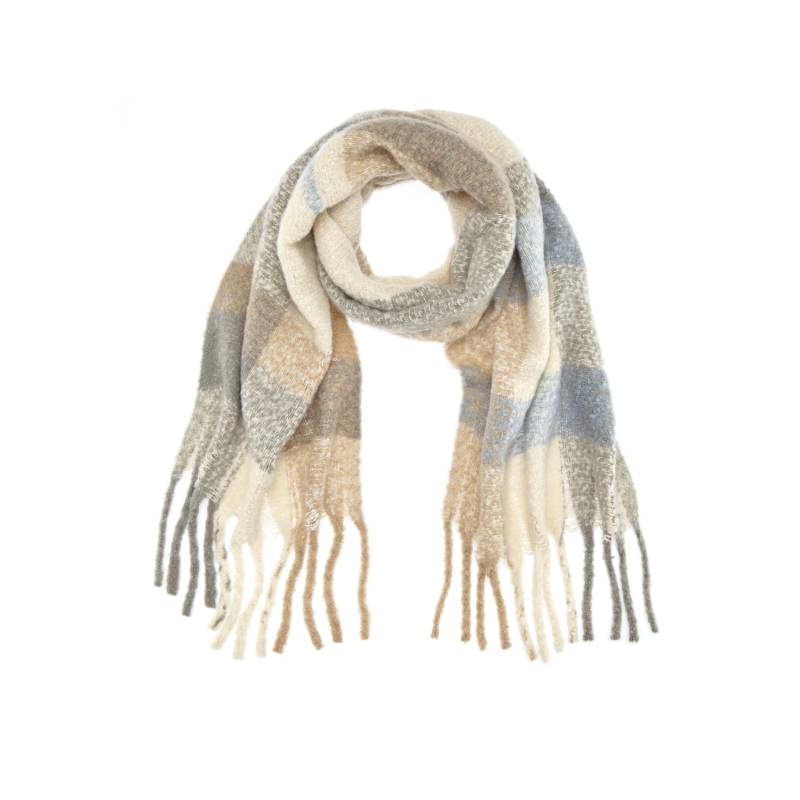 LASCANA Schal Damen beige-hellblau-ecru Gr. LASCANA Schal Damen beige-hellblau-ecru Gr. von Lascana