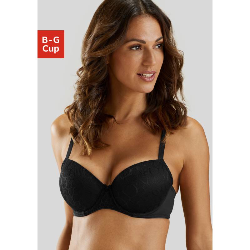 LASCANA Schalen-BH Damen schwarz Gr.100E von Lascana