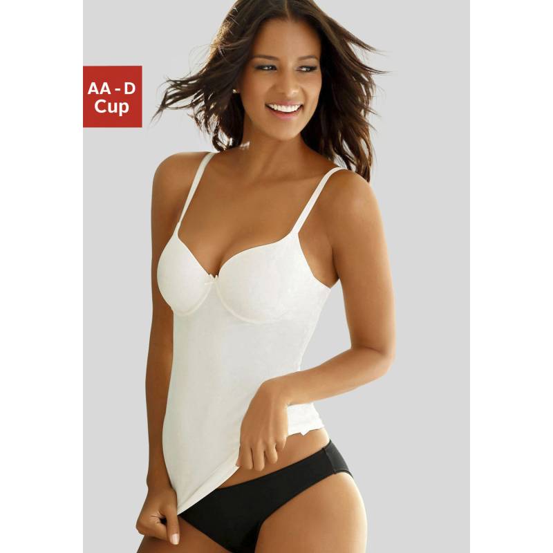 LASCANA Schalen-BH-Hemd Damen creme Gr.75D von Lascana