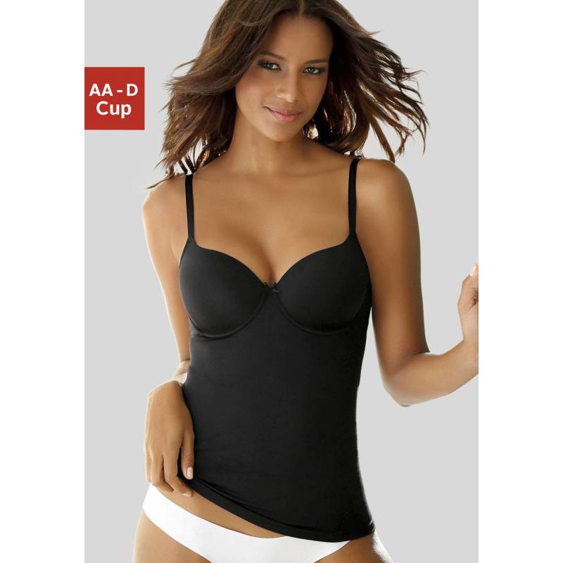 LASCANA Schalen-BH-Hemd Damen schwarz Gr.70B von Lascana