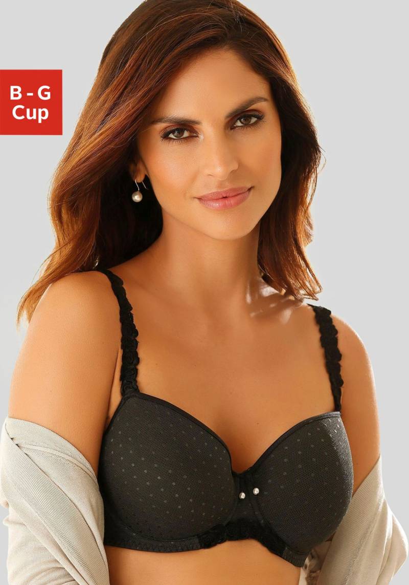 LASCANA Schalen-BH mit Bügel, mit verzierten Trägern, Dessous von Lascana