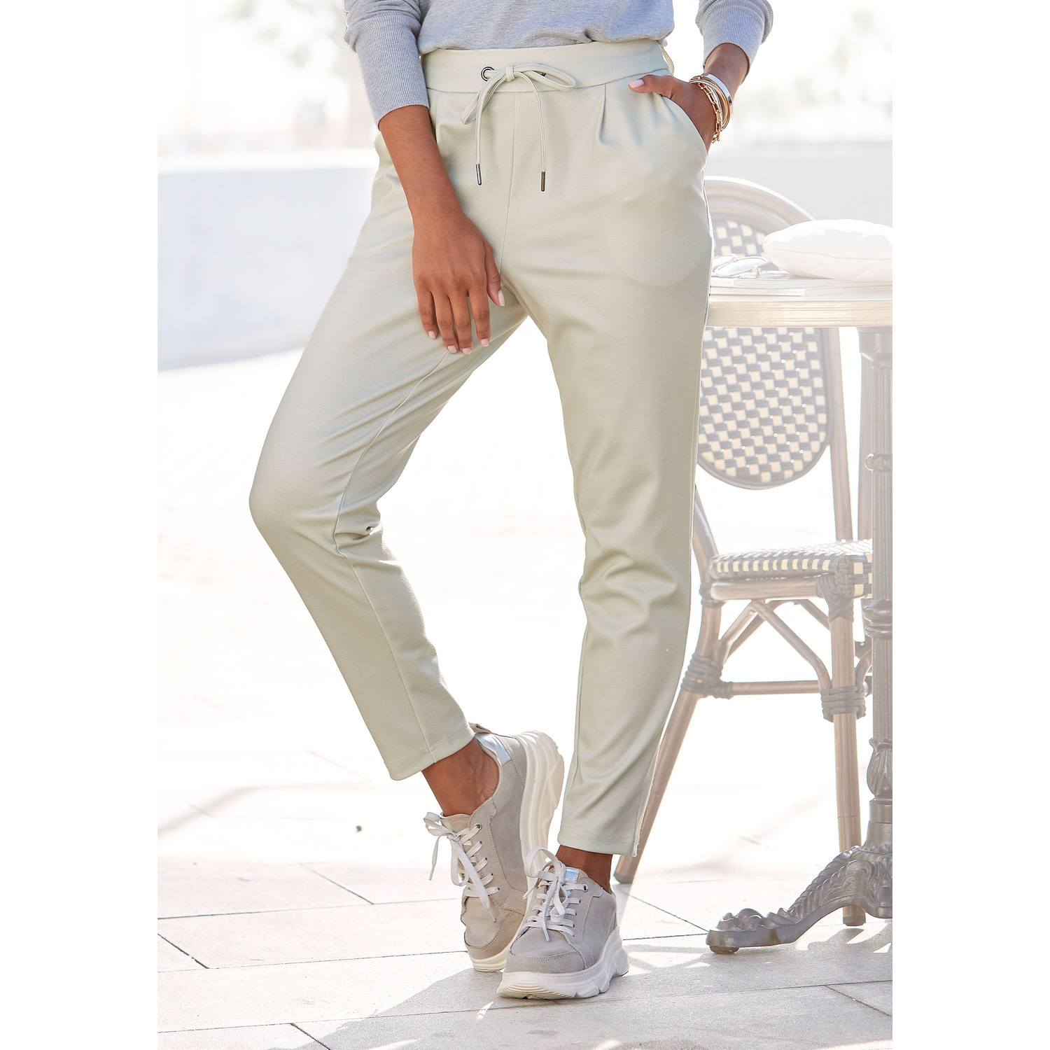 LASCANA Schlupfhose Damen grün Gr.38 von Lascana