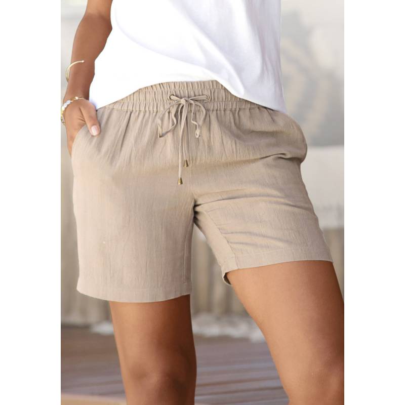 LASCANA Shorts Damen sand Gr.40 von Lascana