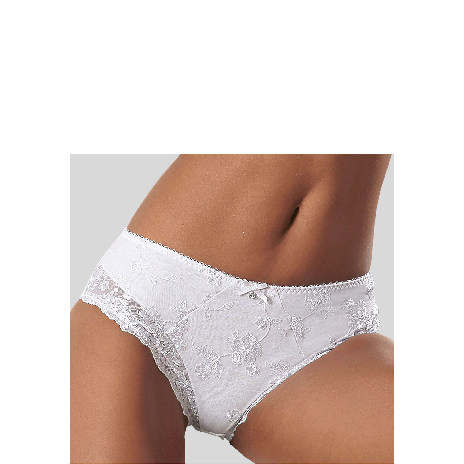 LASCANA Slip Damen weiß Gr.36/38 von Lascana