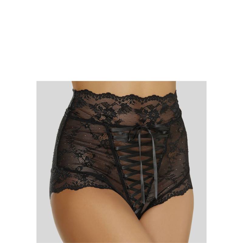 LASCANA High-Waist-Slip-Ouvert Damen schwarz Gr.48/50 von Lascana