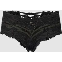 LASCANA Slip mit floraler Spitze Modell 'TEMPTATION' in Black, Größe 36-38 von Lascana