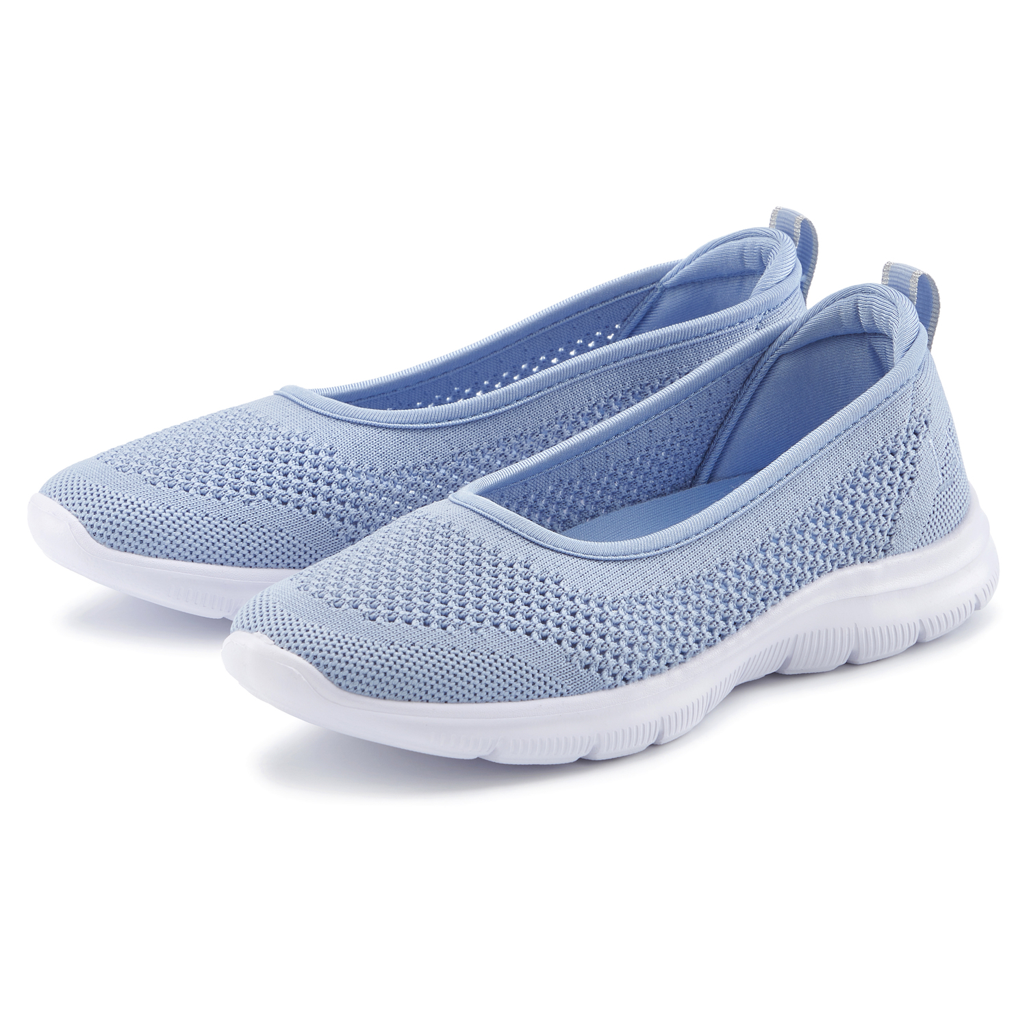 LASCANA Sneaker Ballerinas Damen hellblau Gr.43 von Lascana