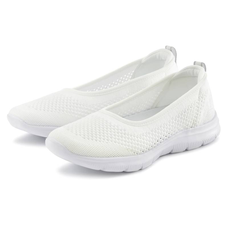 LASCANA Sneaker Ballerinas Damen offwhite Gr.38 von Lascana