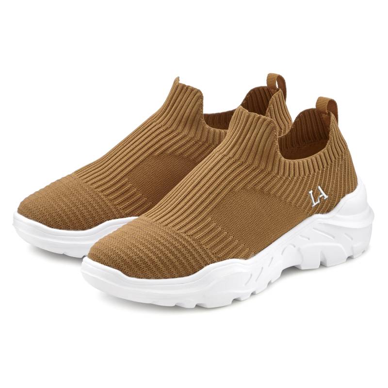 LASCANA Sneaker Damen camelfarben Gr.37 von Lascana