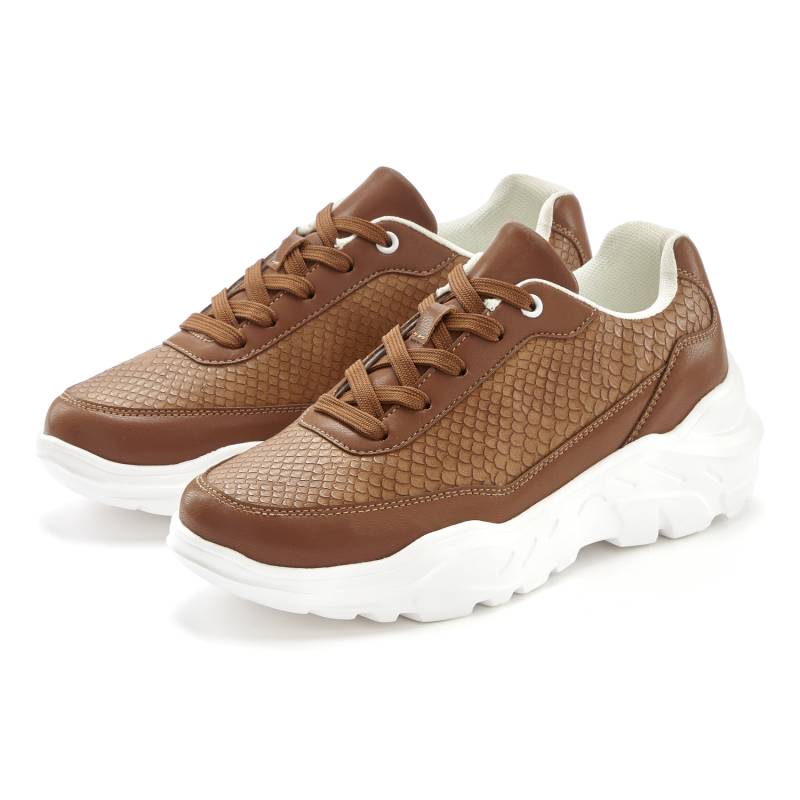 LASCANA Sneaker Damen camelfarben Gr.37 von Lascana