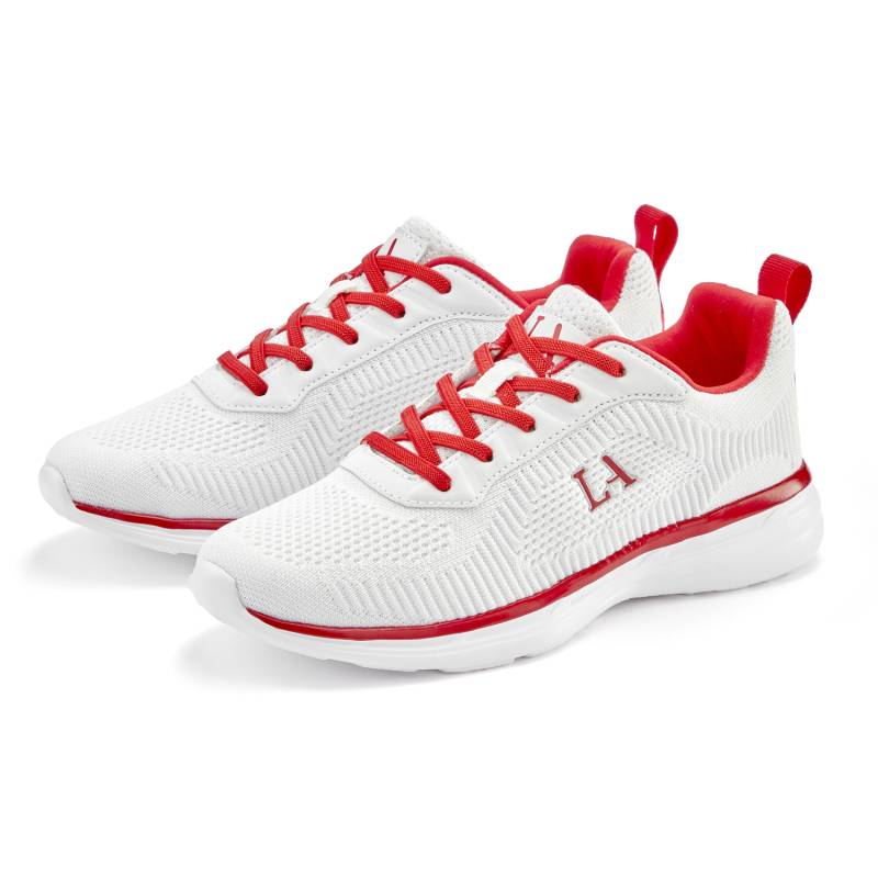 LASCANA Sneaker Damen weiß/rot Gr.37 von Lascana