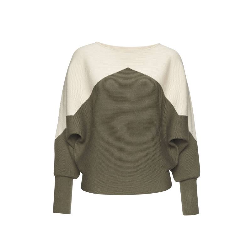 LASCANA Strickpullover Damen creme-khaki Gr.40/42 von Lascana