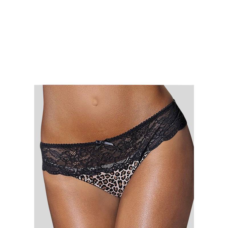 LASCANA String Damen bedruckt-leo-bedruckt Gr.44/46 von Lascana