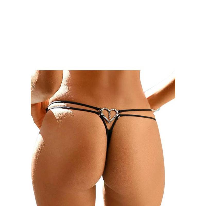 LASCANA String Damen schwarz Gr.36/38 von Lascana