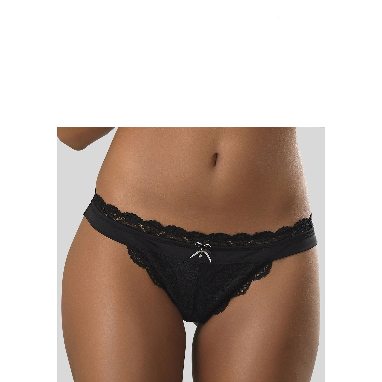 LASCANA String Damen schwarz Gr.44/46 von Lascana
