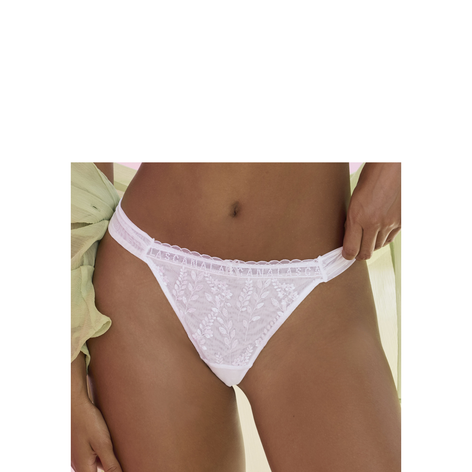LASCANA String Damen weiß Gr.36/38 von Lascana