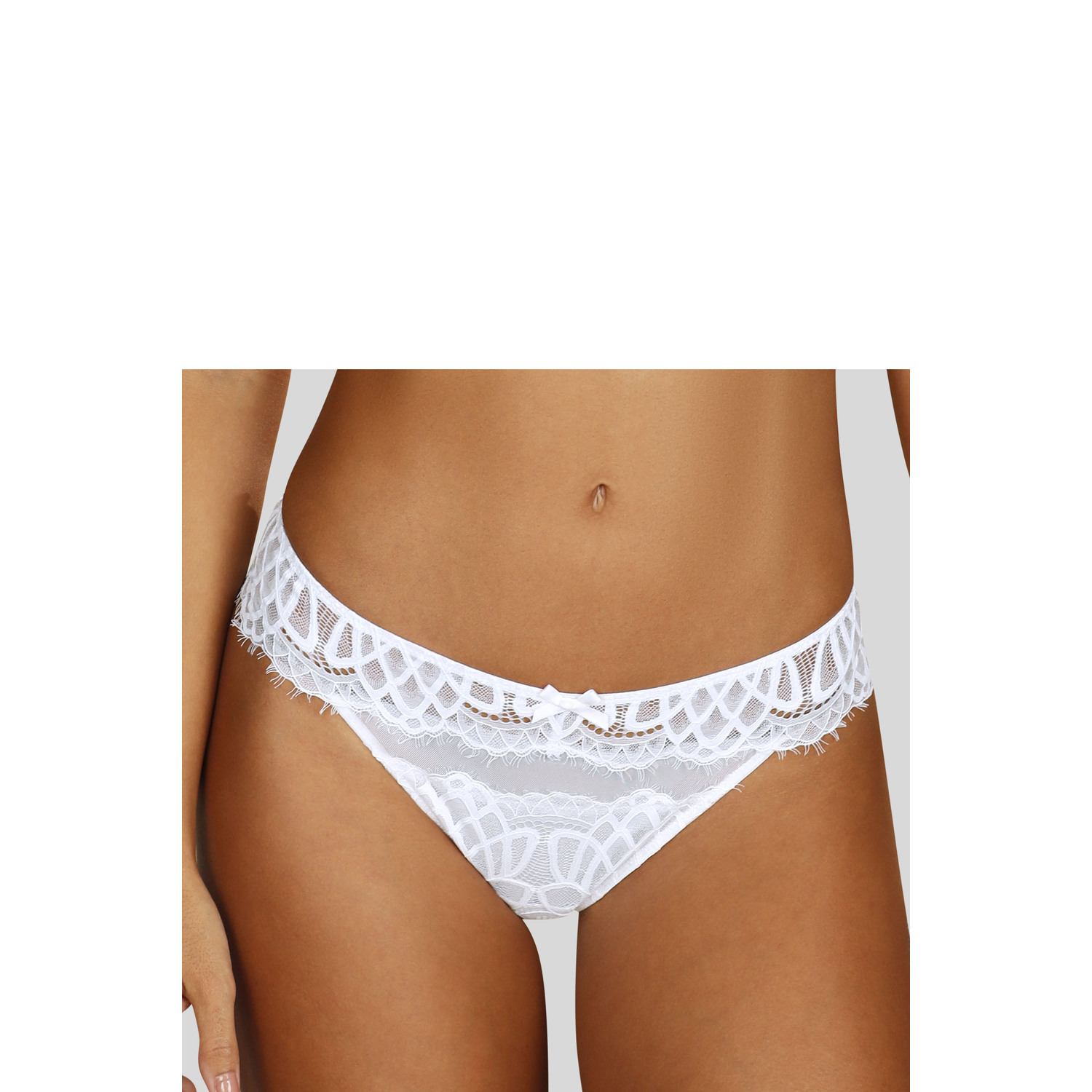 LASCANA String Damen weiß Gr.48/50 von Lascana