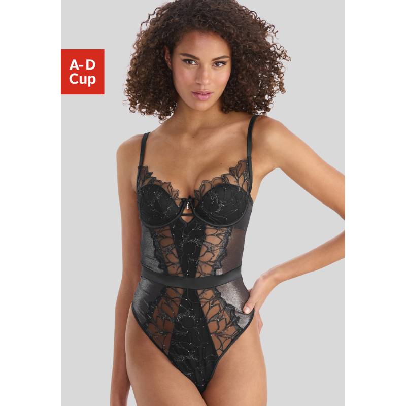 LASCANA Stringbody Damen schwarz Gr.70 Cup D von Lascana