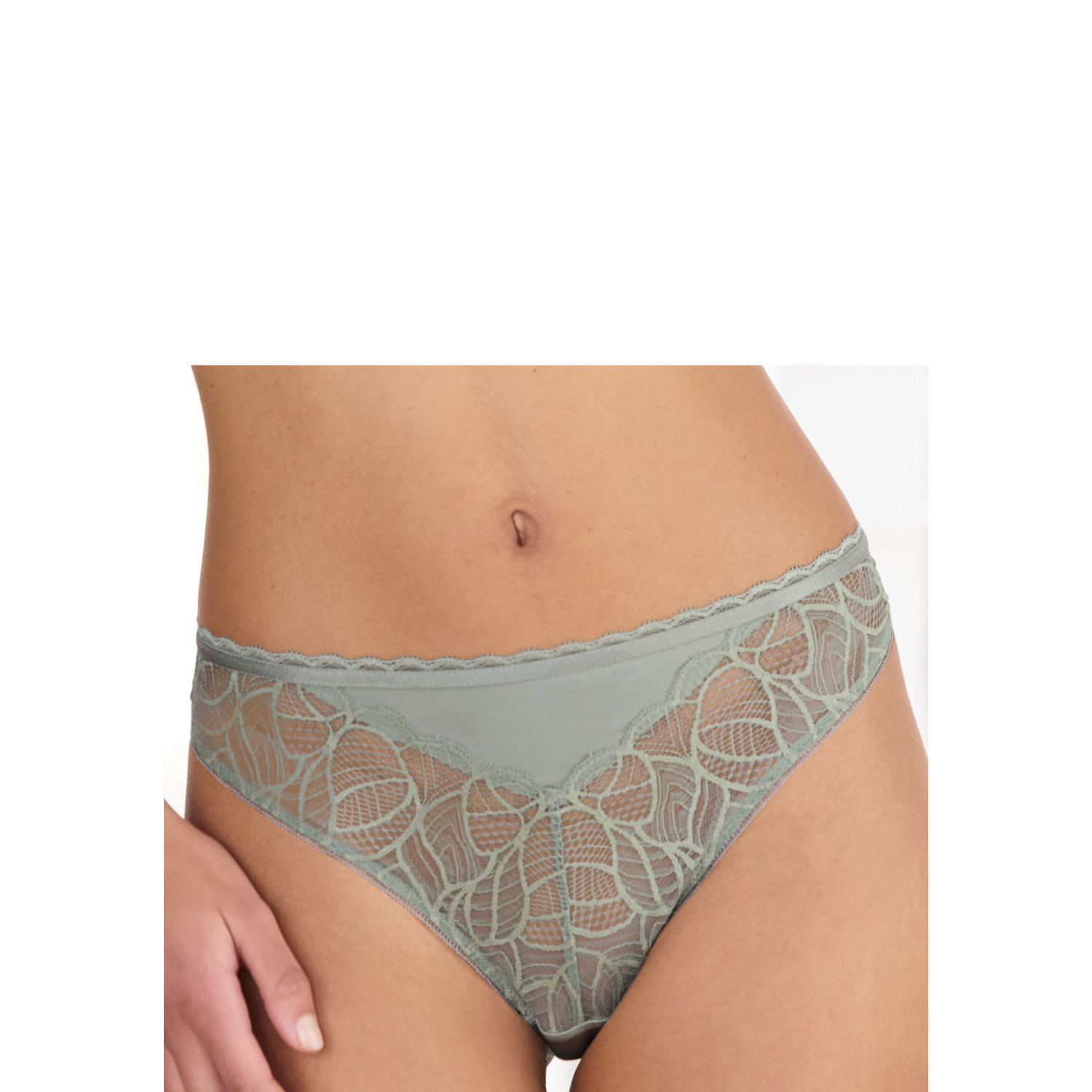LASCANA Stringpanty Damen salbei Gr.44/46 von Lascana