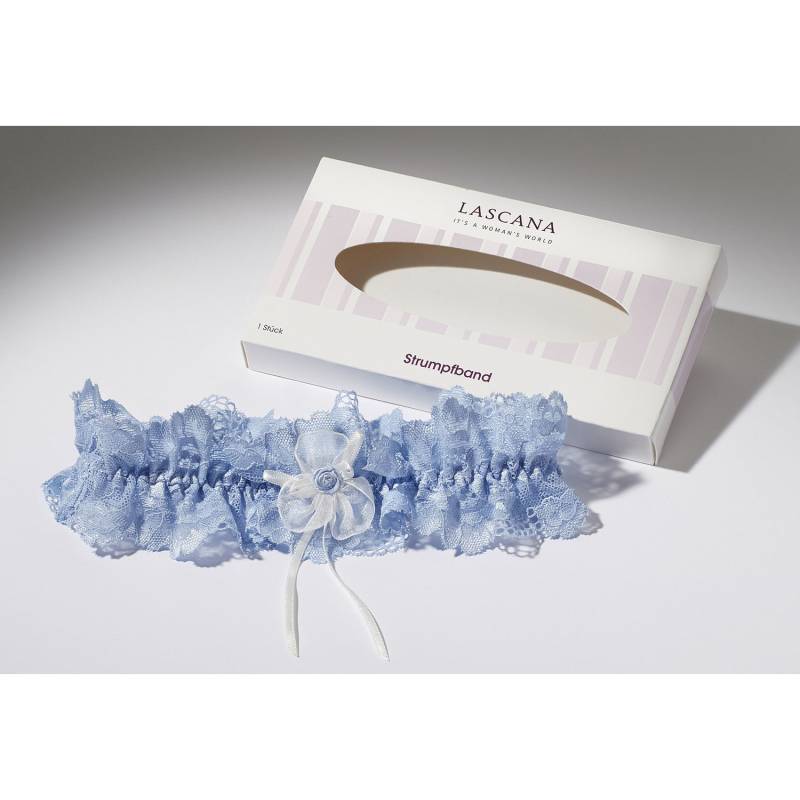 LASCANA Strumpfband Damen hellblau Gr. von Lascana