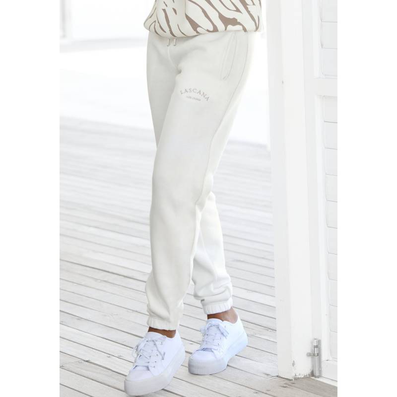 LASCANA Sweathose Damen creme Gr.36/38 von Lascana