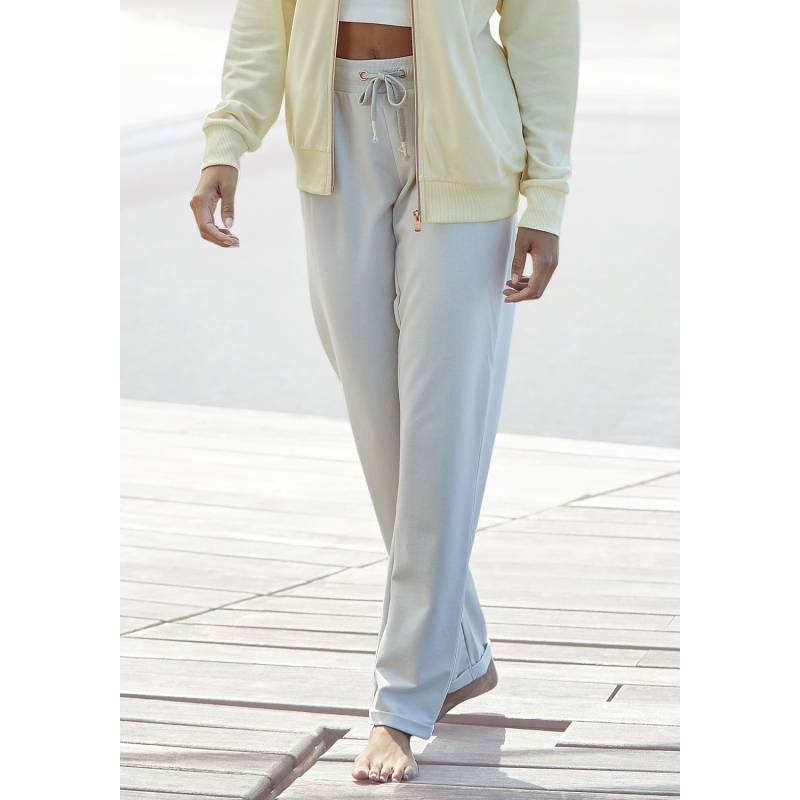 LASCANA Sweathose Damen hellgrau Gr.32/34 von Lascana