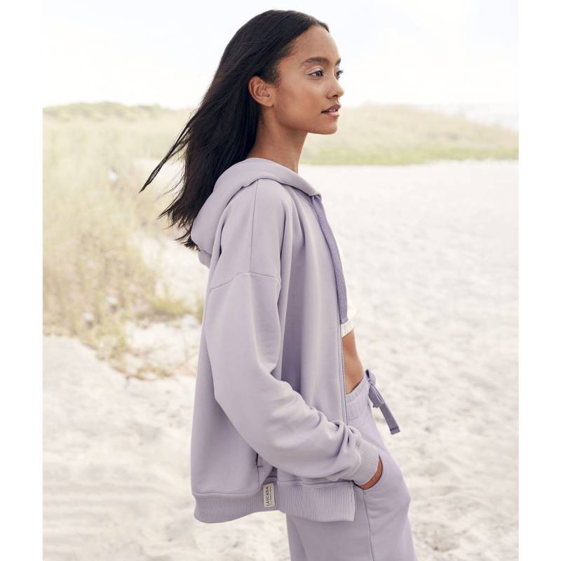 LASCANA Sweatjacke Damen flieder Gr.32/34 von Lascana