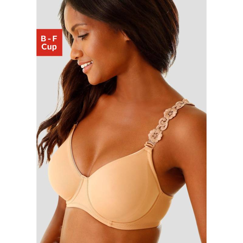 LASCANA T-Shirt-BH Damen caramel Gr.80B von Lascana